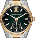  Shop Authentic Michael Kors Lexington Quartz Green Dial Two Tone Steel Strap Watch For Men - MK9063 - Luxxuri