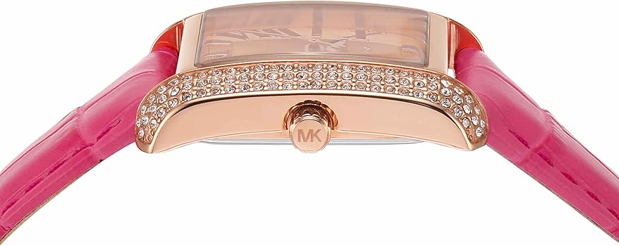  Shop Authentic Michael Kors Emery Quartz Diamonds Rose Gold Dial Pink Leather Strap Watch For Women - MK2984 - Luxxuri