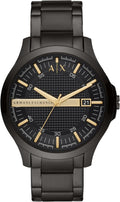  Shop Authentic Armani Exchange Hampton Chronograph Black Dial Black Steel Strap Watch For Men - AX2413 - Luxxuri