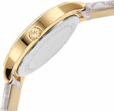 Shop Authentic Michael Kors Tibby Analog Silver Dial White Leather Strap Watch for Women - MK1049 - Luxxuri