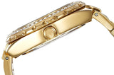  Shop Authentic Guess Viva Diamonds Gold Dial Gold Steel Strap Watch for Women - W0111L2 - Luxxuri