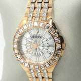  Shop Authentic Bulova Phantom White Dial with Swarovski Baguettes Rose Gold Steel Strap Watch for Women - 98L268 - Luxxuri