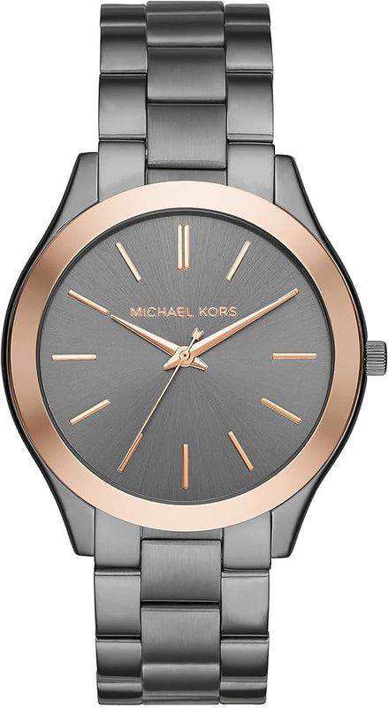  Shop Authentic Michael Kors Runway Quartz Grey Dial Grey Steel Strap Watch For Women - MK8576 - Luxxuri