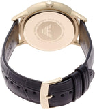  Shop Authentic Emporio Armani Renato Quartz Grey Dial Black Leather Strap Watch For Men - AR11049 - Luxxuri