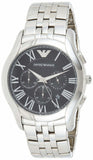  Shop Authentic Emporio Armani Classic Chronograph Black Dial Silver Steel Strap Watch For Men - AR1786 - Luxxuri