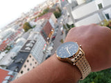  Shop Authentic Hugo Boss Navigator Black Dial Gold Steel Strap Watch for Men - 1513531 - Luxxuri