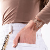  Shop Authentic Guess Fame Diamonds Rose Gold Dial Rose Gold Mesh Bracelet Watch for Women - GW0508L3 - Luxxuri