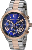  Shop Authentic Michael Kors Bradshaw Chronograph Blue Dial Two Tone Steel Strap Watch For Women - MK6389 - Luxxuri