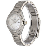  Shop Authentic Tag Heuer Formula 1 Diamonds Mother of Pearl White Dial Silver Steel Strap Watch for Women - WBJ141A.BA0664 - Luxxuri