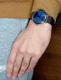  Shop Authentic Hugo Boss Horizon Blue Dial Black Mesh Bracelet Watch for Men - 1513734 - Luxxuri
