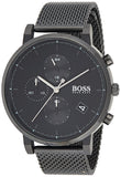 Shop Authentic Hugo Boss Integrity Black Dial Black Mesh Bracelet Watch for Men - 1513813 - Luxxuri