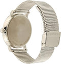  Shop Authentic Versace V-Circle Silver Dial Silver Mesh Bracelet Watch for Men - VBQ060017 - Luxxuri