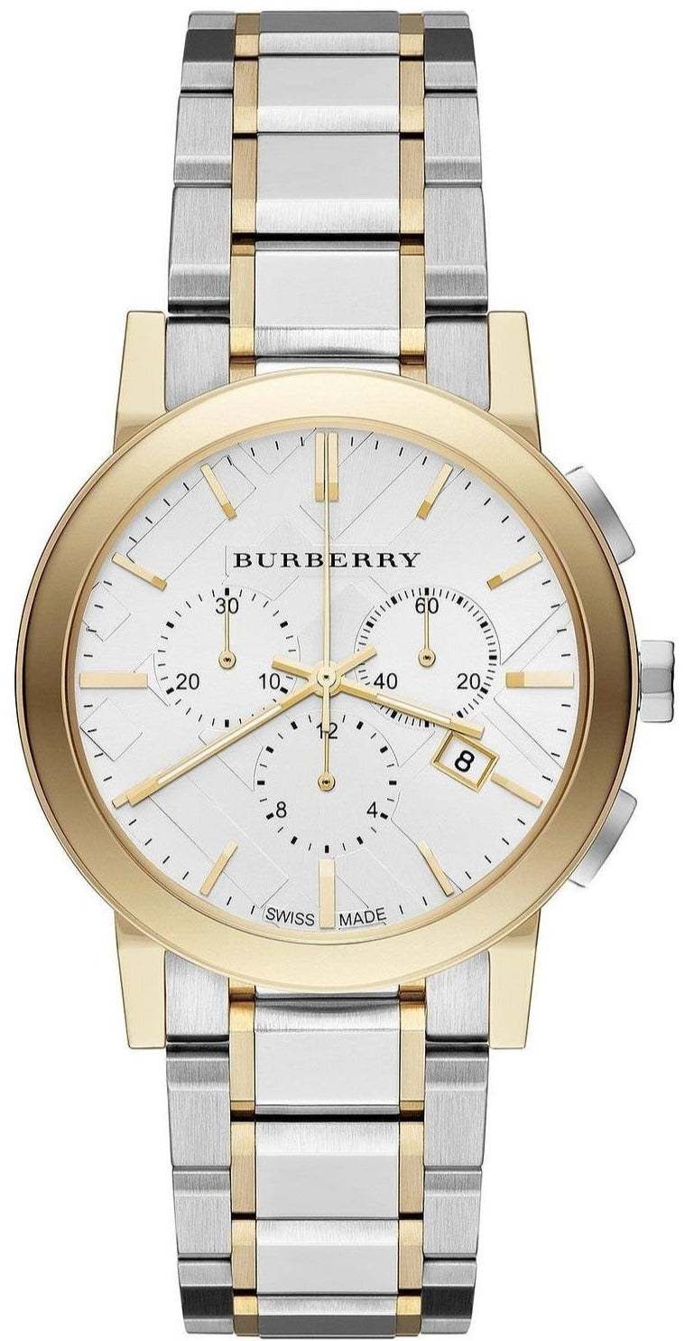  Shop Authentic Burberry The City White Dial Two Tone Steel Strap Watch for Men - BU9751 - Luxxuri