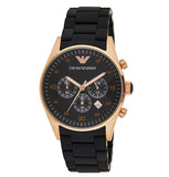  Shop Authentic Emporio Armani Sportivo Black Dial Black Steel Strap Watch For Men - AR5905 - Luxxuri