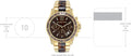  Shop Authentic Michael Kors Everest Chronograph Brown Dial Two Tone Steel Strap Watch For Women - MK6973 - Luxxuri