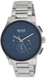  Shop Authentic Hugo Boss Peak Chronograph Blue Dial Silver Steel Strap Watch for Men - 1513763 - Luxxuri