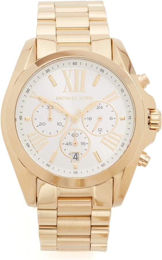  Shop Authentic Michael Kors Bradshaw Chronograph White Dial Gold Steel Strap Watch For Women - MK6266 - Luxxuri