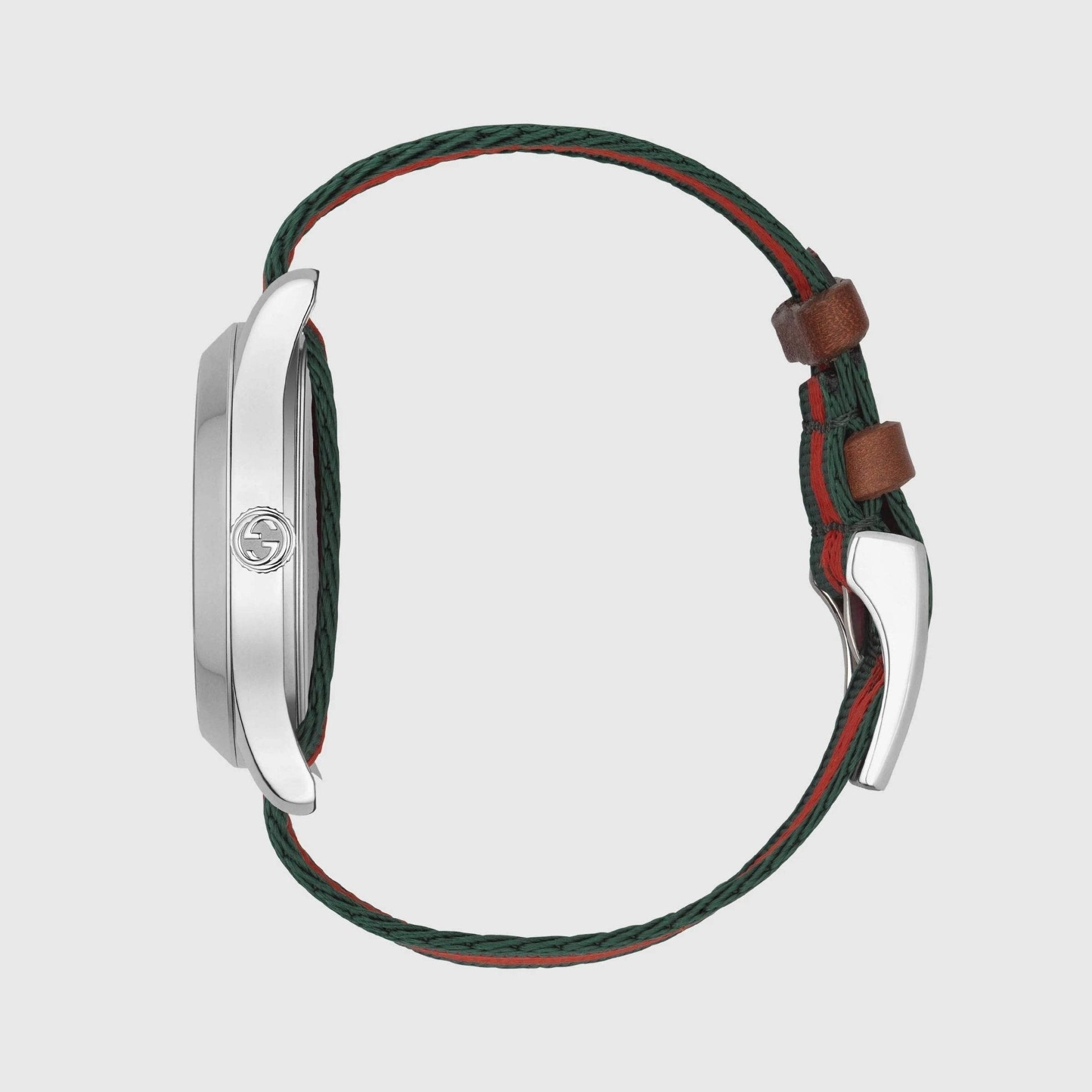  Shop Authentic Gucci Le Marche des Merveilles Red & Green Dial Red & Green Nylon Strap Unisex Watch - YA1264060 - Luxxuri