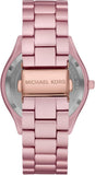  Shop Authentic Michael Kors Slim Runway Pink Dial Pink Steel Strap Watch For Women - MK4456 - Luxxuri