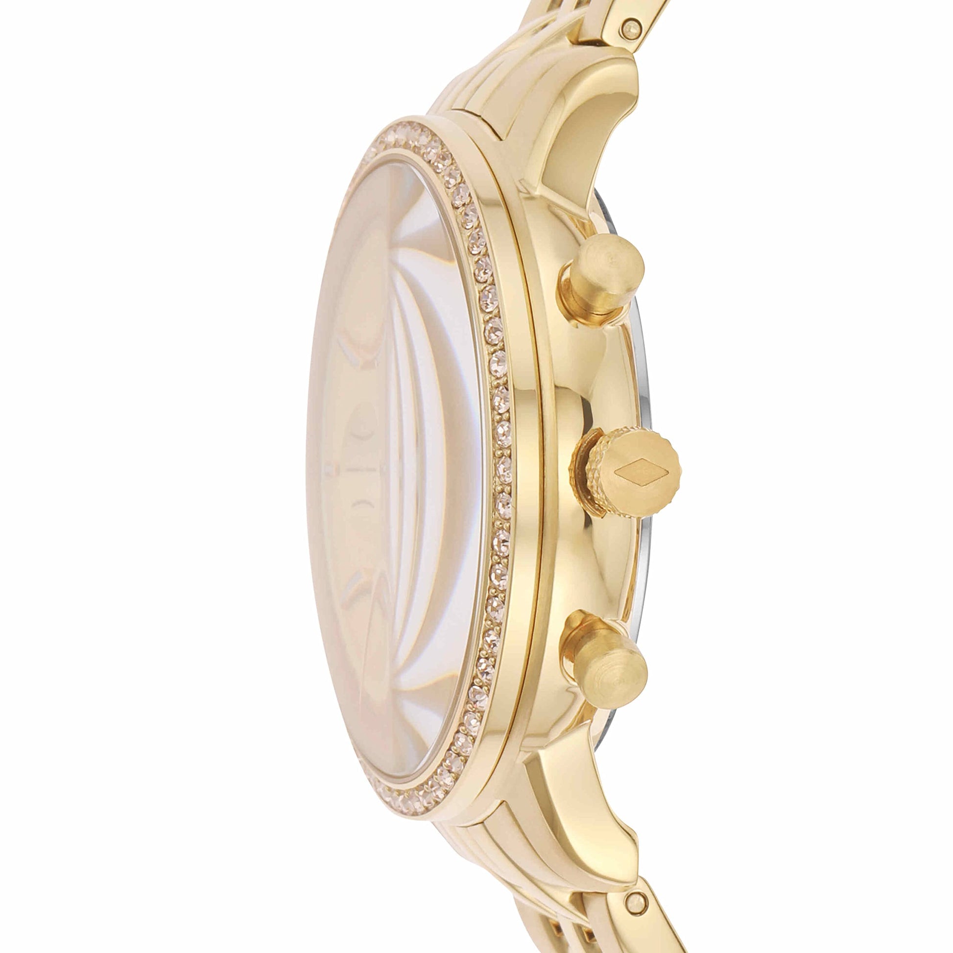  Shop Authentic Fossil Neutra Chronograph Gold Dial Gold Steel Strap Watch for Women - ES5219 - Luxxuri