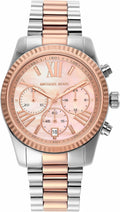  Shop Authentic Michael Kors Lexington Chronograph Rose Gold Dial Two Tone Steel Strap Watch For Women - MK7219 - Luxxuri