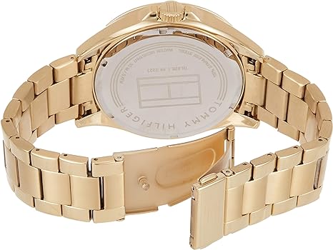  Shop Authentic Tommy Hilfiger Sport White Dial Gold Steel Strap Watch for Men - 1791365 - Luxxuri