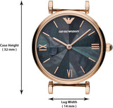  Shop Authentic Emporio Armani Quartz Grey Dial Brown Leather Strap Watch For Women - AR11172 - Luxxuri