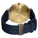  Shop Authentic Versace V Extreme Chronograph Blue & Gold Tone Dial Blue Rubber Strap Watch for Men - VCN010017 - Luxxuri