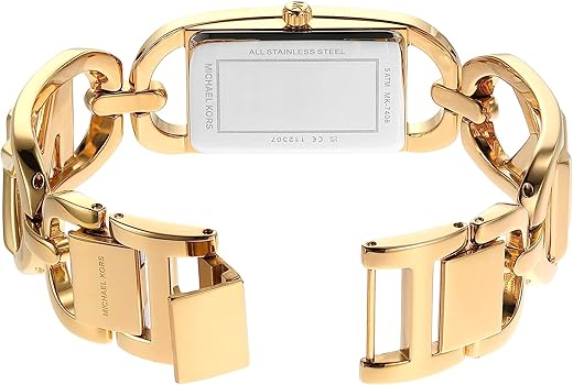  Shop Authentic Michael Kors Empire Three Hand Gold Dial Gold Steel Strap Watch For Women - MK7406 - Luxxuri