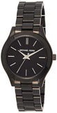  Shop Authentic Michael Kors Mini Slim Runway Black Dial Black Steel Strap Watch for Women - MK3587 - Luxxuri