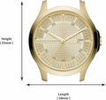  Shop Authentic Armani Exchange Hampton Chronograph Gold Dial Gold Steel Strap Watch For Men - AX2415 - Luxxuri