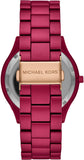  Shop Authentic Michael Kors Slim Runway Red Dial Red Steel Strap Watch For Women - MK4505 - Luxxuri