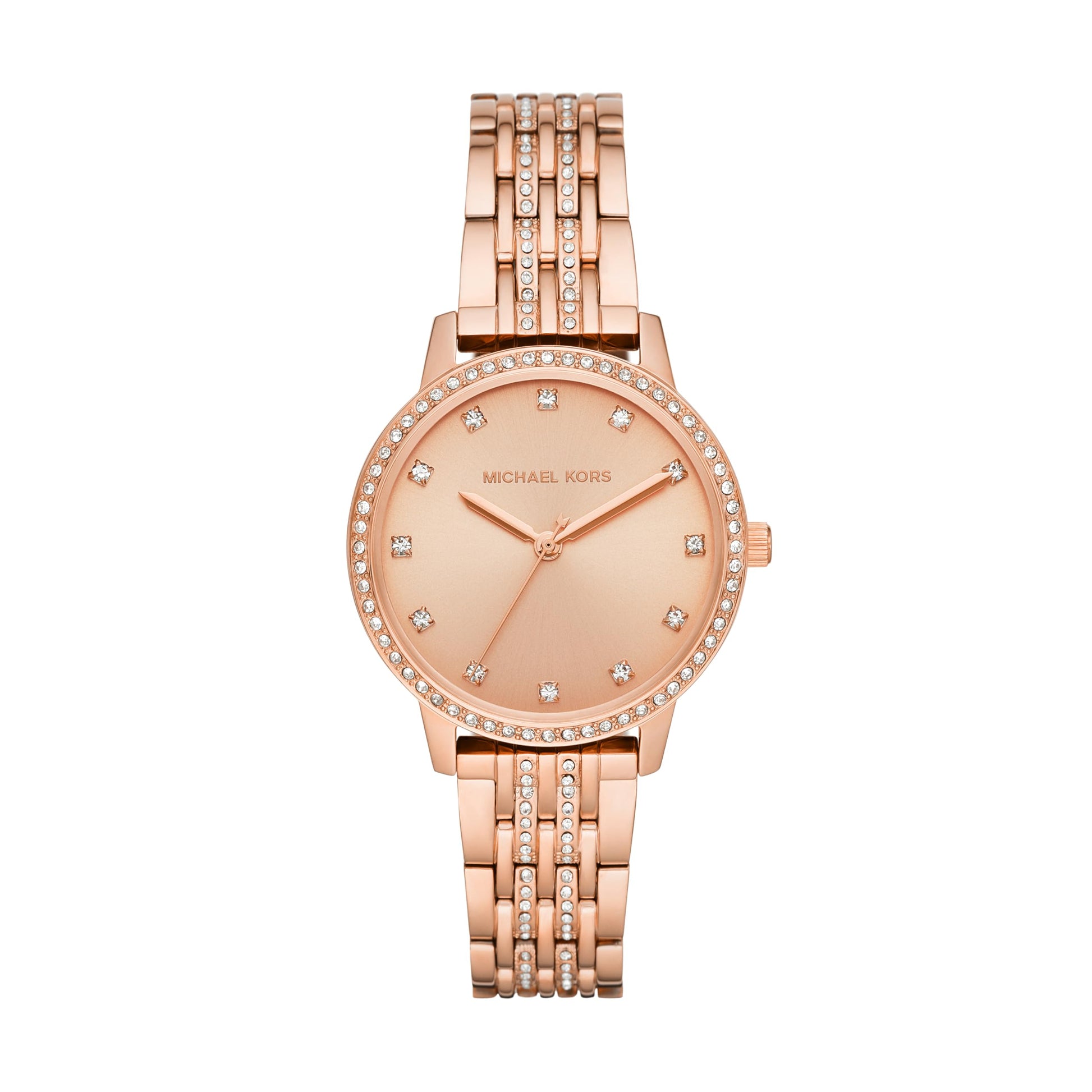  Shop Authentic Michael Kors Melissa Three Hand Rose Gold Dial Rose Gold Steel Strap Watch For Women - MK4369 - Luxxuri