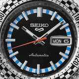  Shop Authentic Seiko 5 Sports Checker Flag Special Edition Black Dial Silver Steel Strap Watch For Men - SRPK67K1 - Luxxuri