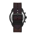 Fossil Bronson Chronograph Brown Dial Brown Leather Strap Watch for Men - FS5713