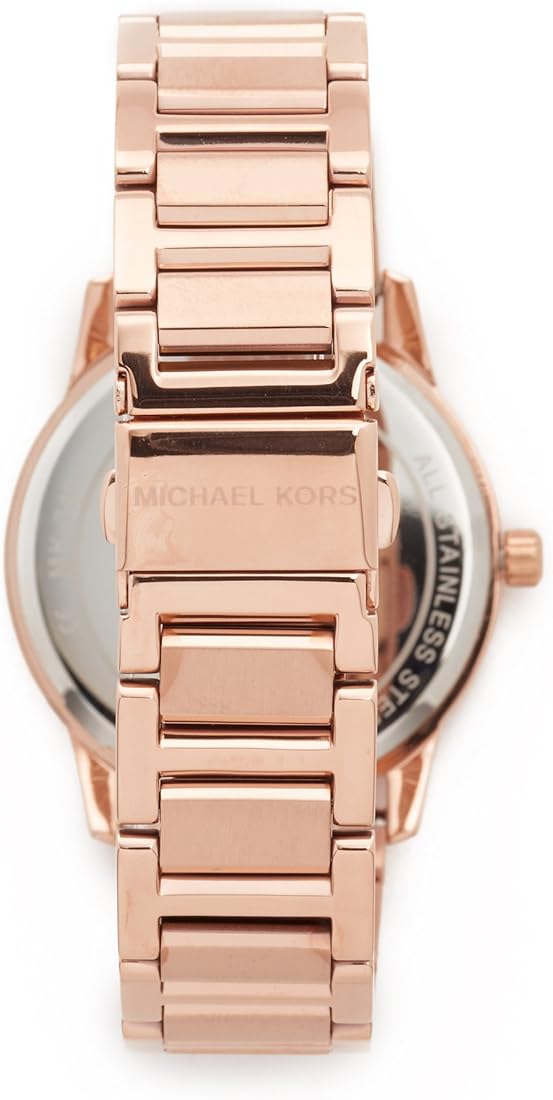  Shop Authentic Michael Kors Hartman Rose Gold Dial Rose Gold Steel Strap Watch For Women - MK3491 - Luxxuri