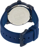  Shop Authentic Tommy Hilfiger Denim Quartz Blue Dial Blue Rubber Strap Watch for Men - 1791322 - Luxxuri