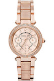  Shop Authentic Michael Kors Parker Pink Dial Two Tone Steel Strap Watch for Women - MK5896 - Luxxuri