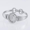 Shop Authentic Gucci Guccissima Quartz Silver Dial Silver Steel Strap Watch For Women - YA134511 - Luxxuri