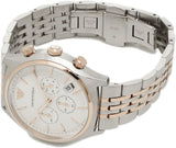  Shop Authentic Emporio Armani Zeta Chronograph Quartz White Dial Two Tone Steel Strap Watch For Men - AR1998 - Luxxuri