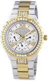  Shop Authentic Guess Viva Diamonds Silver Dial Two Tone Steel Strap Watch for Women - W0111L5 - Luxxuri