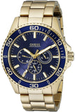  Shop Authentic Guess Chaser Multifunction Blue Dial Gold Steel Strap Watch for Men - W0172G5 - Luxxuri