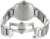  Shop Authentic Cartier Ballon Bleu de Cartier Black Dial Silver Steel Strap Watch for Men - W6920042 - Luxxuri