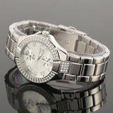  Shop Authentic Guess Mini Prism Diamonds Silver Dial Silver Steel Strap Watch for Women - W12638L1 - Luxxuri