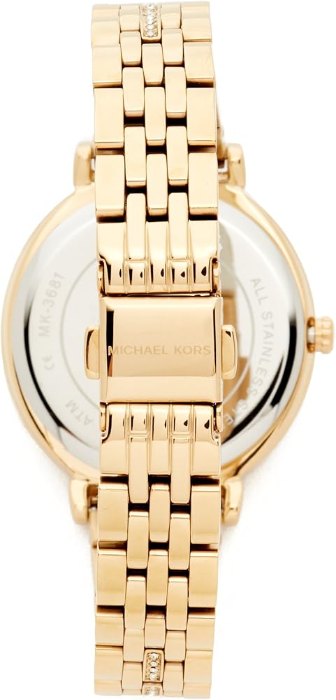  Shop Authentic Michael Kors Cinthia Quartz Gold Dial Gold Steel Strap Watch For Women - MK3681 - Luxxuri
