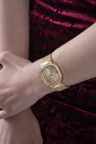  Shop Authentic Guess Tapestry Diamonds Gold Dial Gold Mesh Bracelet Watch for Women - GW0354L2 - Luxxuri