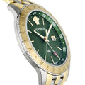  Shop Authentic Versace Univers Quartz Green Dial Two Tone Steel Strap Watch for Men - VEBK00718 - Luxxuri