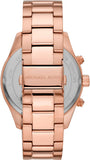  Shop Authentic Michael Kors Layton Chronograph Black Dial Rose Gold Steel Strap Watch For Men - MK8824 - Luxxuri