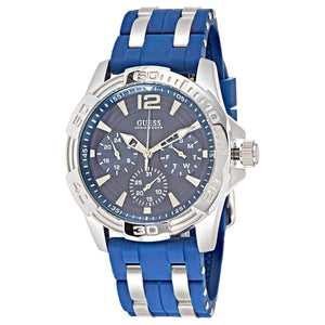  Shop Authentic Guess Oasis Multifunction Blue Dial Two Tone Steel Strap Watch for Men- W0366G2 - Luxxuri
