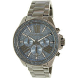  Shop Authentic Michael Kors Wren Chronograph Quartz Blue Dial Grey Steel Strap Watch For Women - MK6097 - Luxxuri